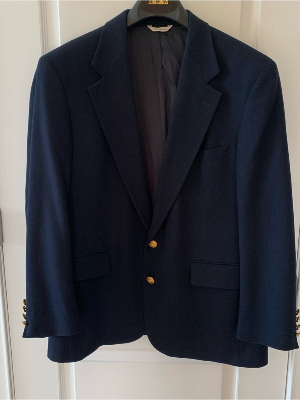Ralph Lauren Navy Blazer with Gold Buttons